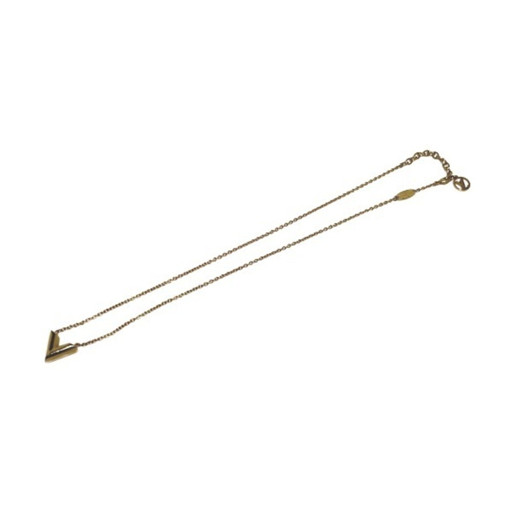 LOUIS VUITTON Gold Necklace
